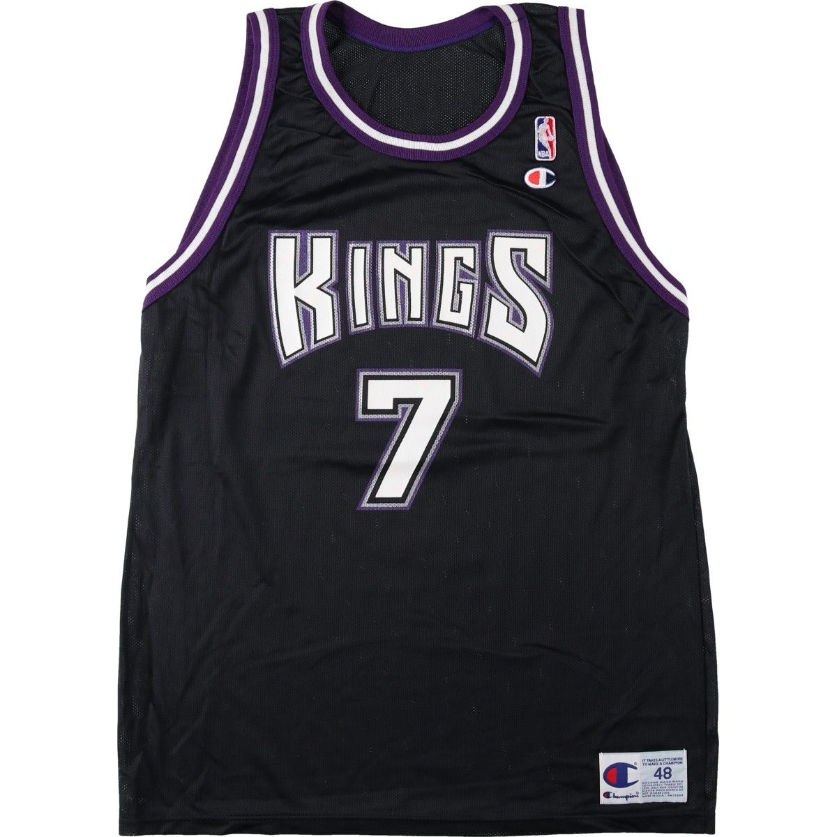 古着 90年代 チャンピオン Champion NBA SACRAMENTO KINGS サクラメント キングス メッシュ ゲームシャツ レプリカユニフォーム/eaa662684