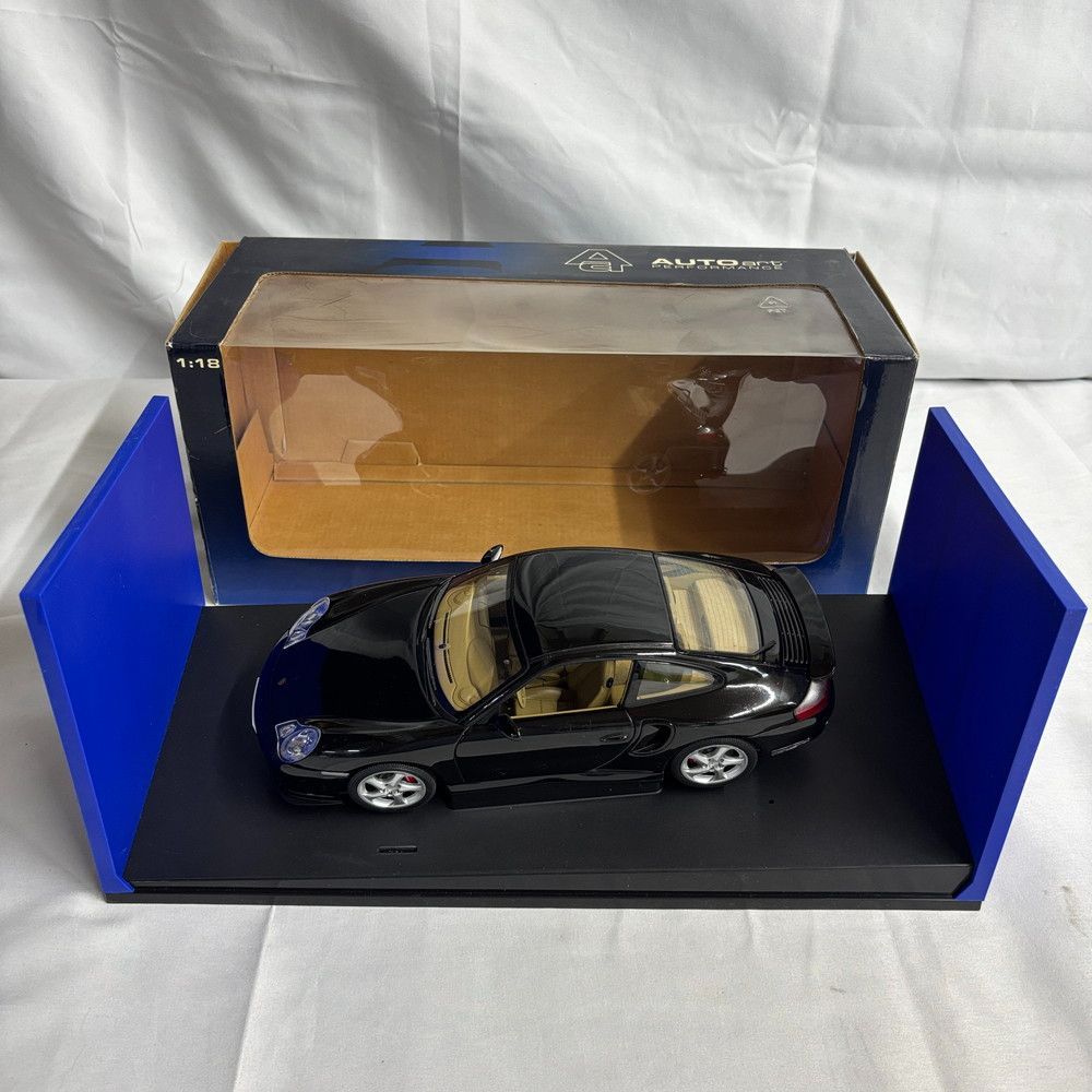 1201◇ミニカー PORSCHE ポルシェ 911 TURBO 1/18スケール AUTOart オートアート PERFORMANCE ブラック