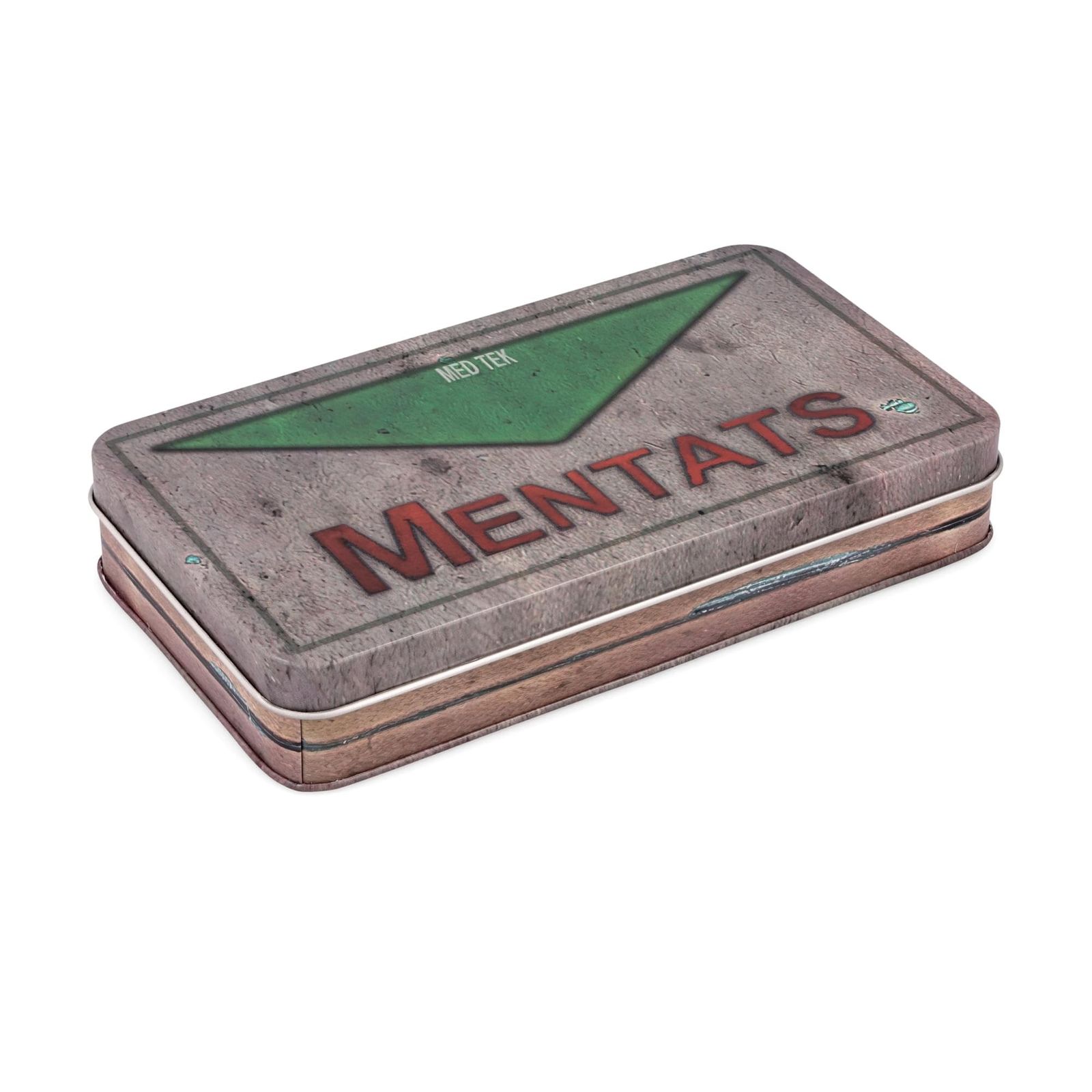 Fallout Mentats ストレージ缶レプリカ | 金属製小物皿オーガナイザー ジュエリー、アクセサリーなど用