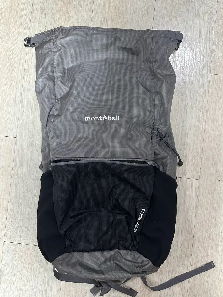 モンベル rurui pack23 グレー