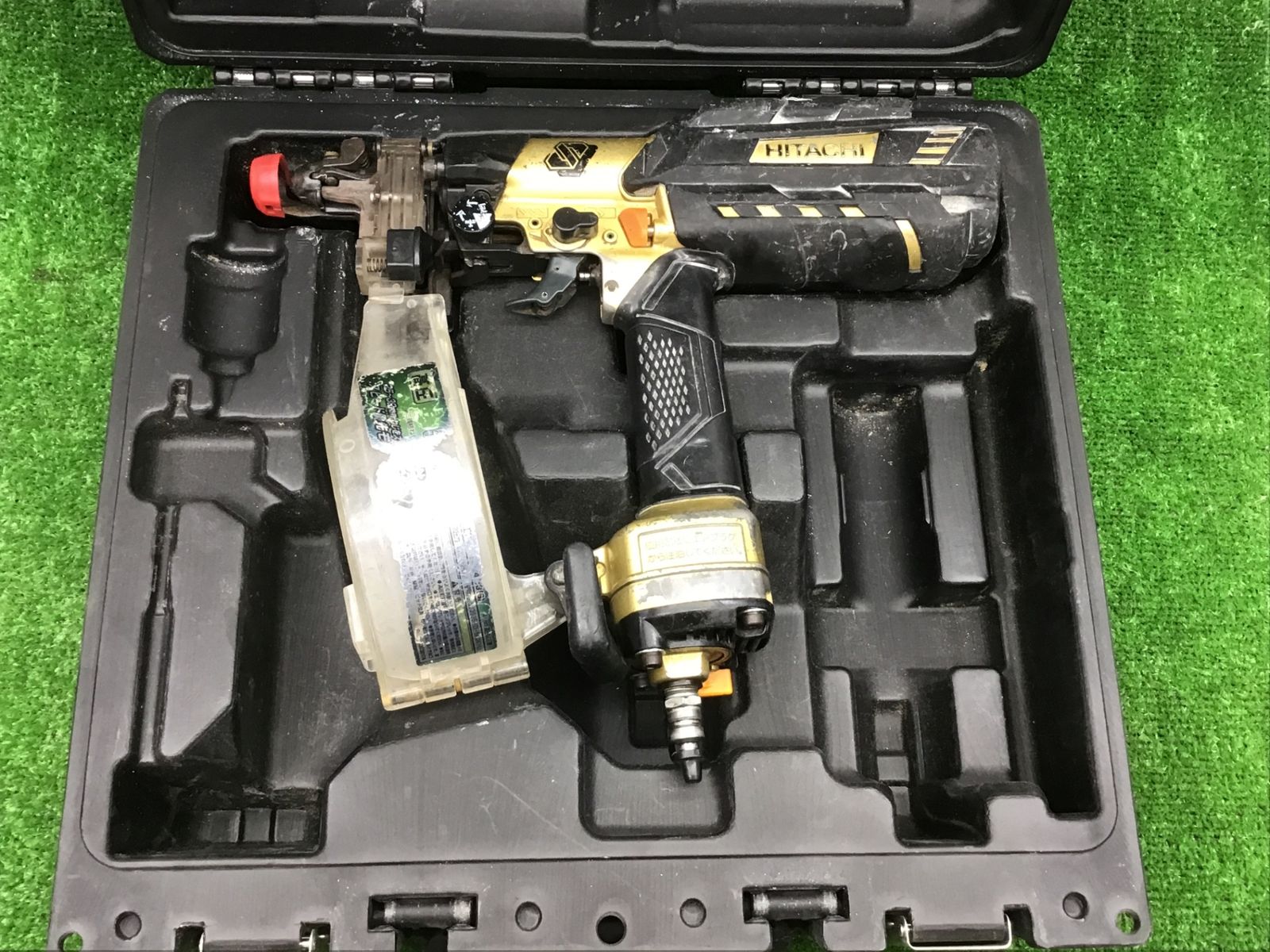 【中古現状品：エア漏れあり】ハイコーキHIKOKI ※旧:日立工機 高圧エアネジ打ち機 WF4H3(S)●アクトツール富山店●Y6