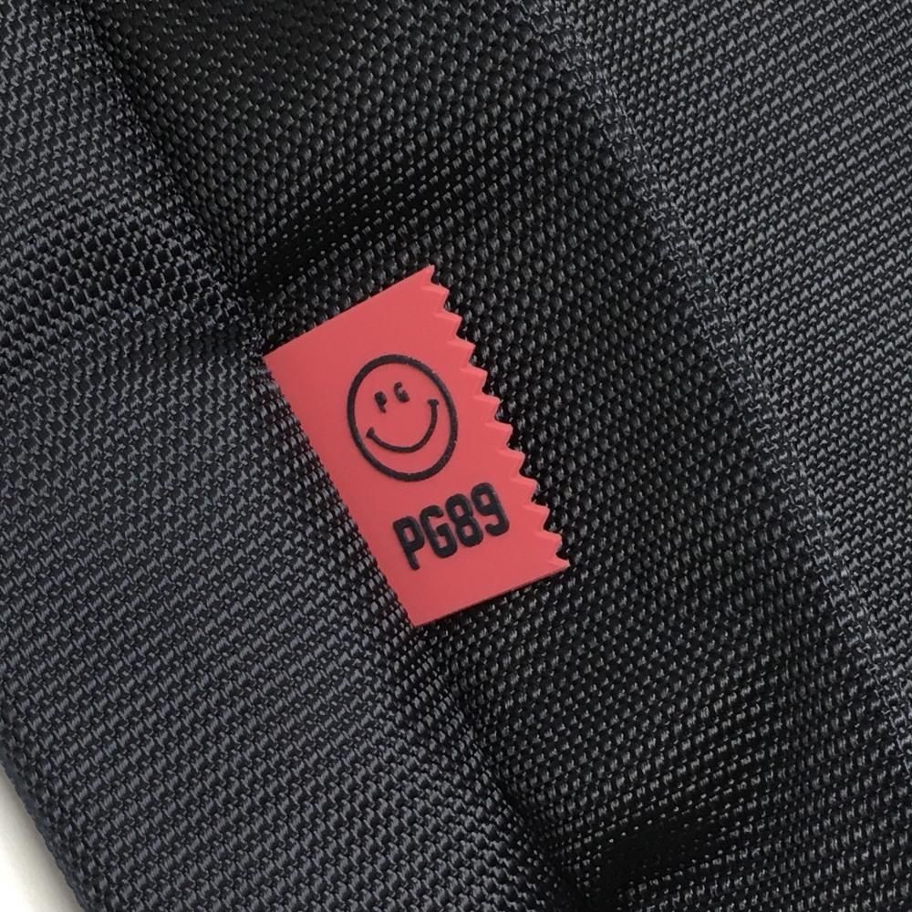 超美品】パーリーゲイツ シューズケース ネイビー ロゴ刺しゅう ニコ