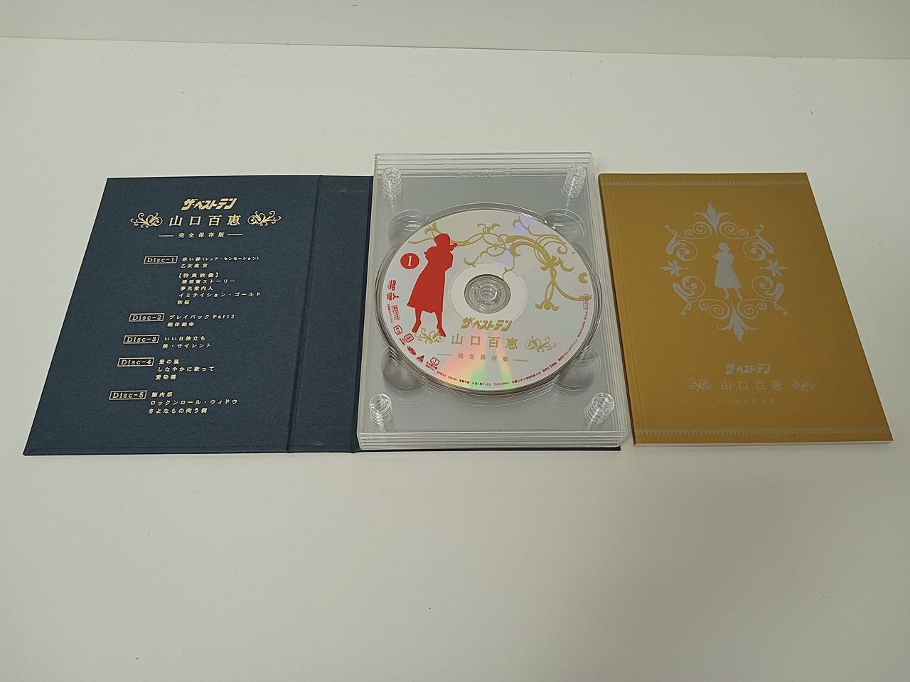 山口百恵 ザ・ベストテン 完全保存版 DVD 5枚組 TBS 動作確認済み 中古