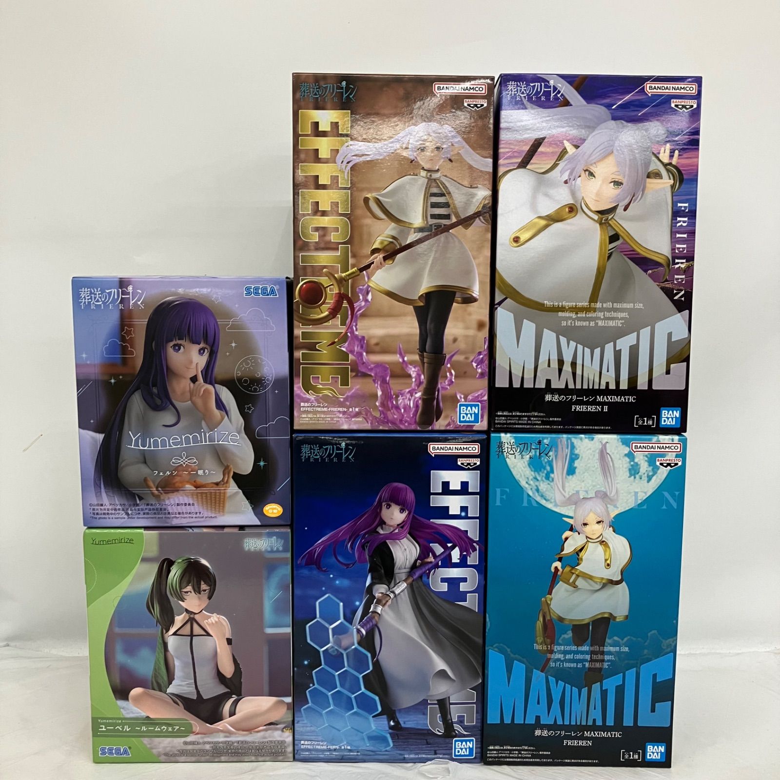 未開封 葬送のフリーレン MAXIMATIC フリーレン 他フィギュア 6個