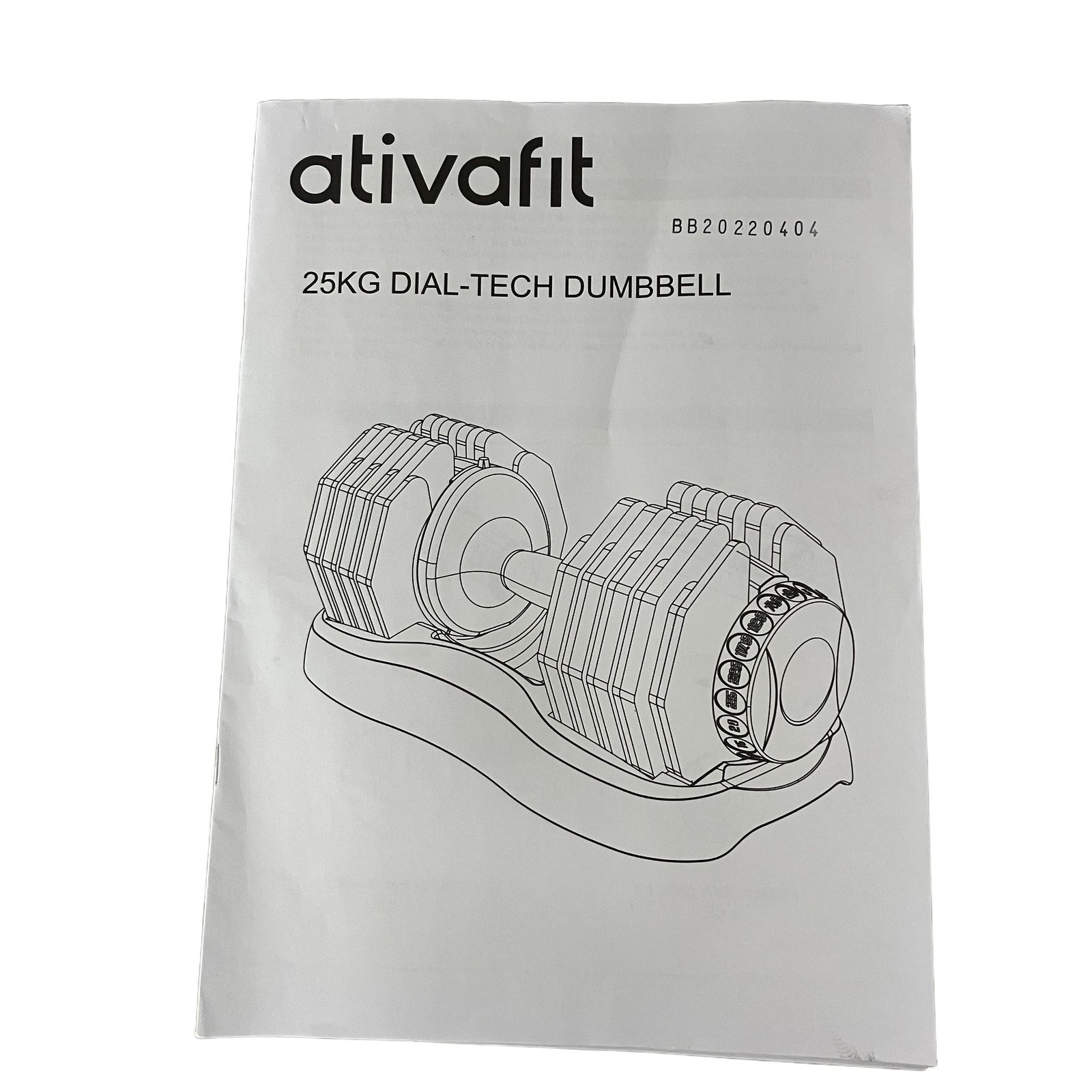ATIVAFIT 可変式ダンベル 25kg DIAL-TECH DUMBBELL トレーニング 中古