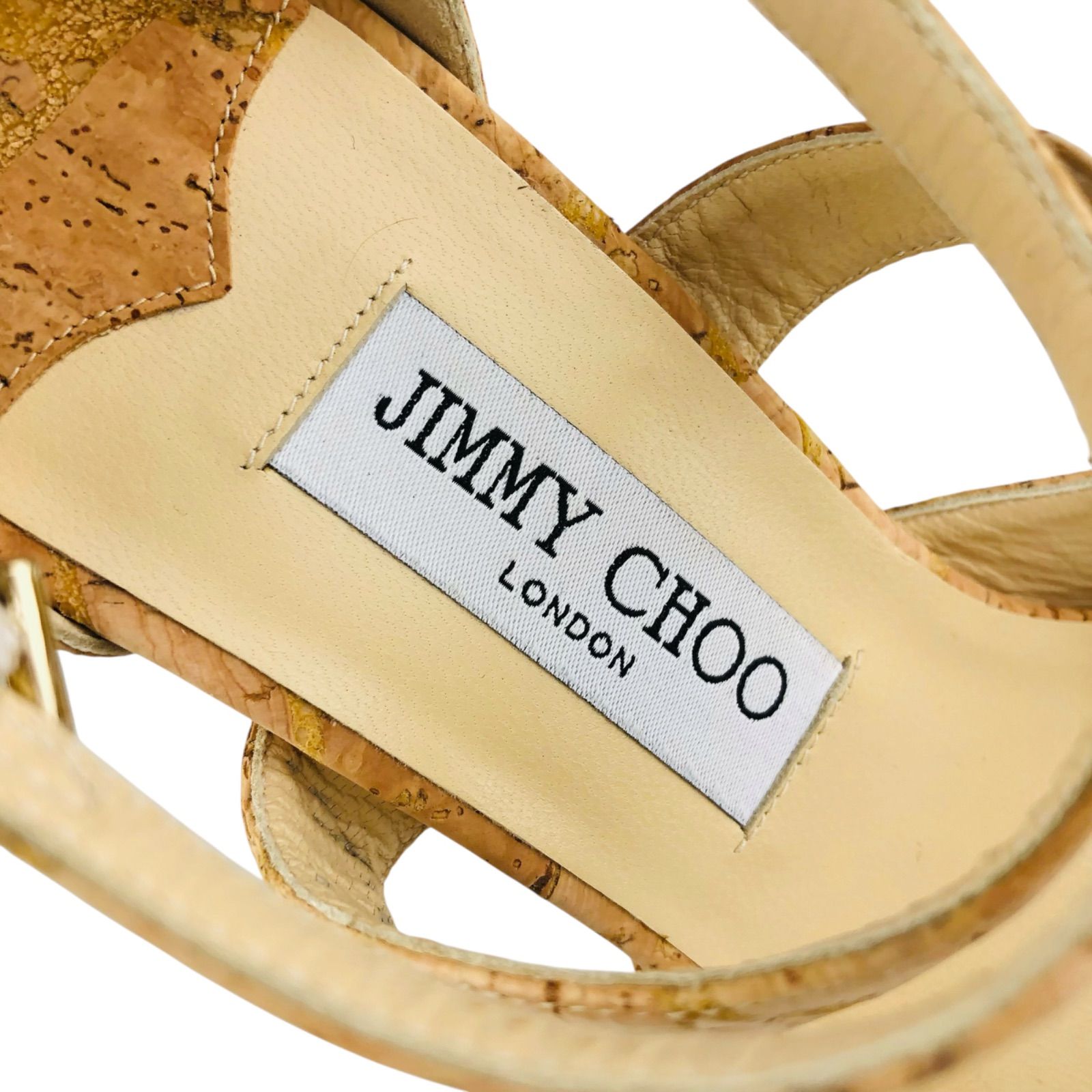 新品未使用☆JIMMY CHOO☆ジミーチュウ【Alanah】レディース コルク