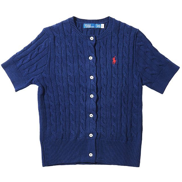 Ralph Lauren ラルフローレン レディース スリム カーディガンニット フロントボタン コットン セーター 在庫一掃価格