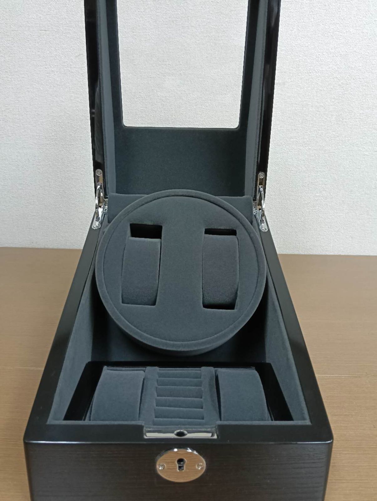訳あり大特価】エスプリマ 2連 ワインディングマシーン 木製 静音 自動