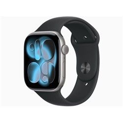 【新品/在庫あり】Apple Watch Series 11 GPSモデル 46mm MEV04J/A [スペースグレイ・ブラックスポーツバンド S/M] アップルウォッチ