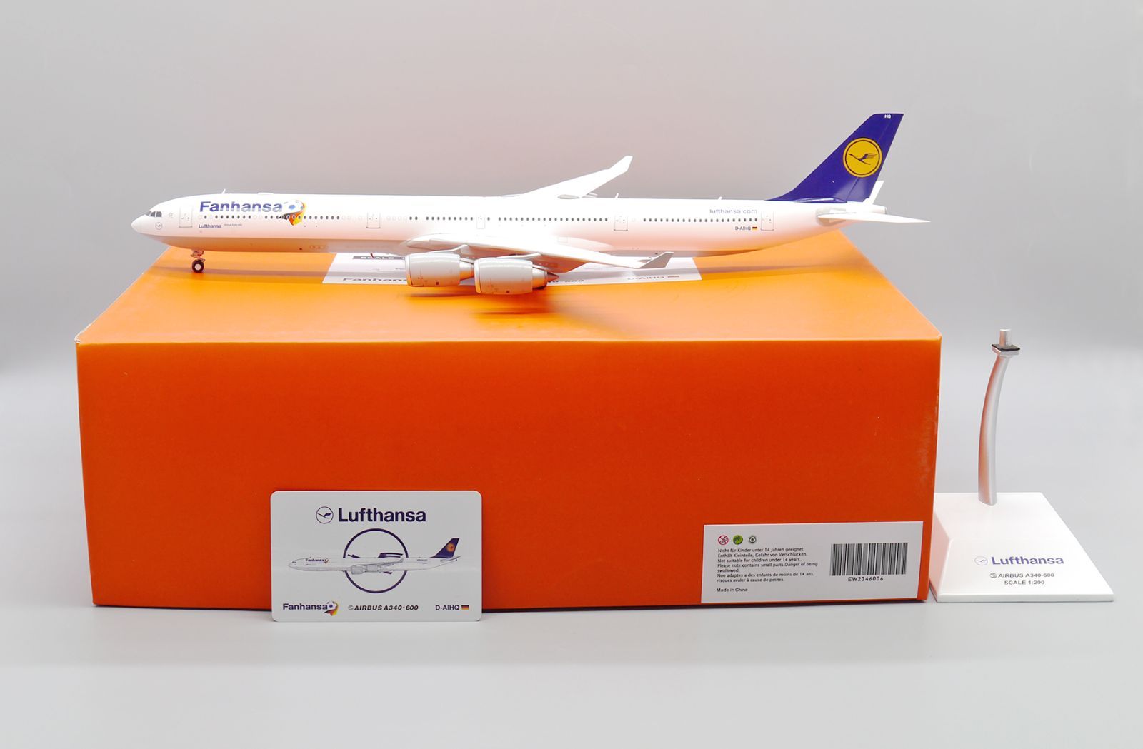 Jcwings ルフトハンザ A340-600 D-AIHQ 1/200 EW2346006 17,850円