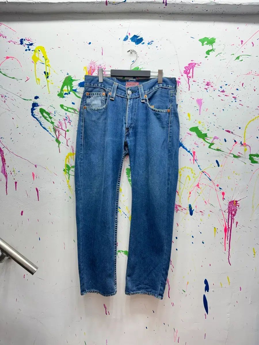 00s ヴィンテージ リーバイス タイプ1 リアル ルーズ デニム パンツ ライトブルー W30 L30 7,181円