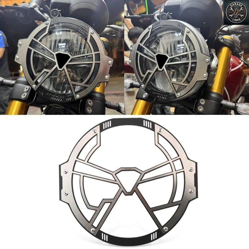 オートバイ用ヘッドライトガードプロテクターカバー SPEED 400 SCRAMBLER 400X 2024