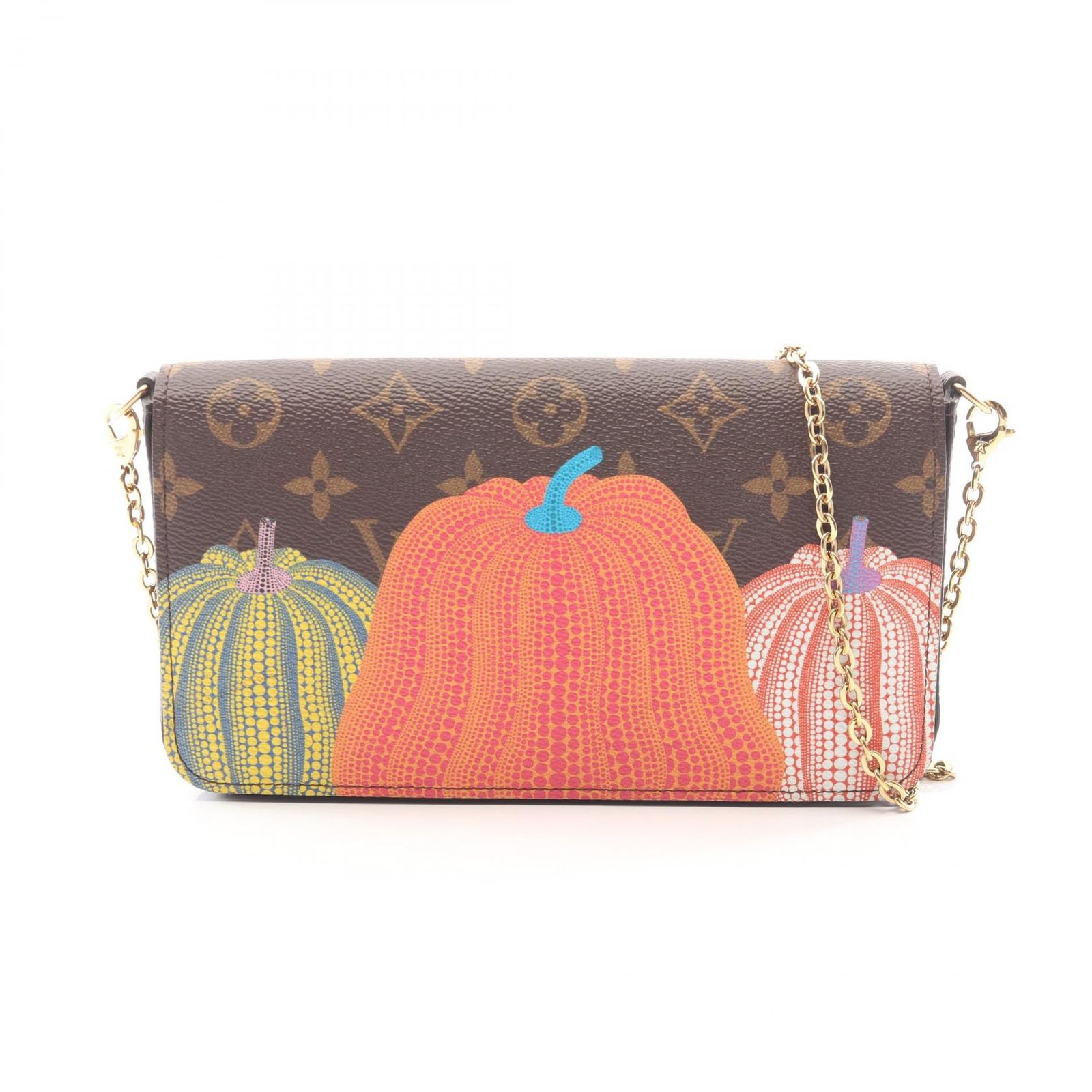LOUIS VUITTON ルイ・ヴィトン LV × YK ポシェット フェリシー モノグラム 草間彌生 ショルダーバッグ