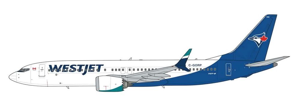 Jcwings ウエストジェット 737MAX8 C-GORP 1/400 SA4131 6,952円