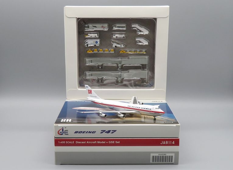 Jcwings ボーイング 747-100 JA8114 GSEセット 1/400 XX40280