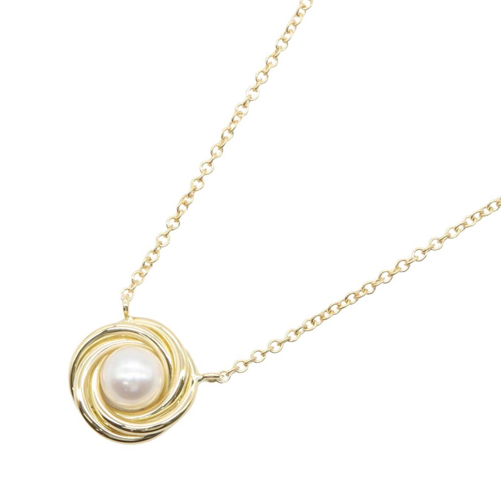 TIFFANY＆CO ティファニー ツイスト サークル パール ネックレス ネックレス 79,090円