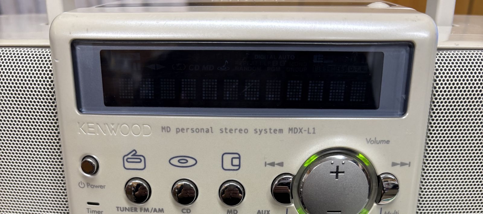 KENWOOD　ケンウッド　MDX-L1　CD MD ラジオ　2010年製 ケンウッド CD/MDラジオシステム 2010年製 - メルカリ