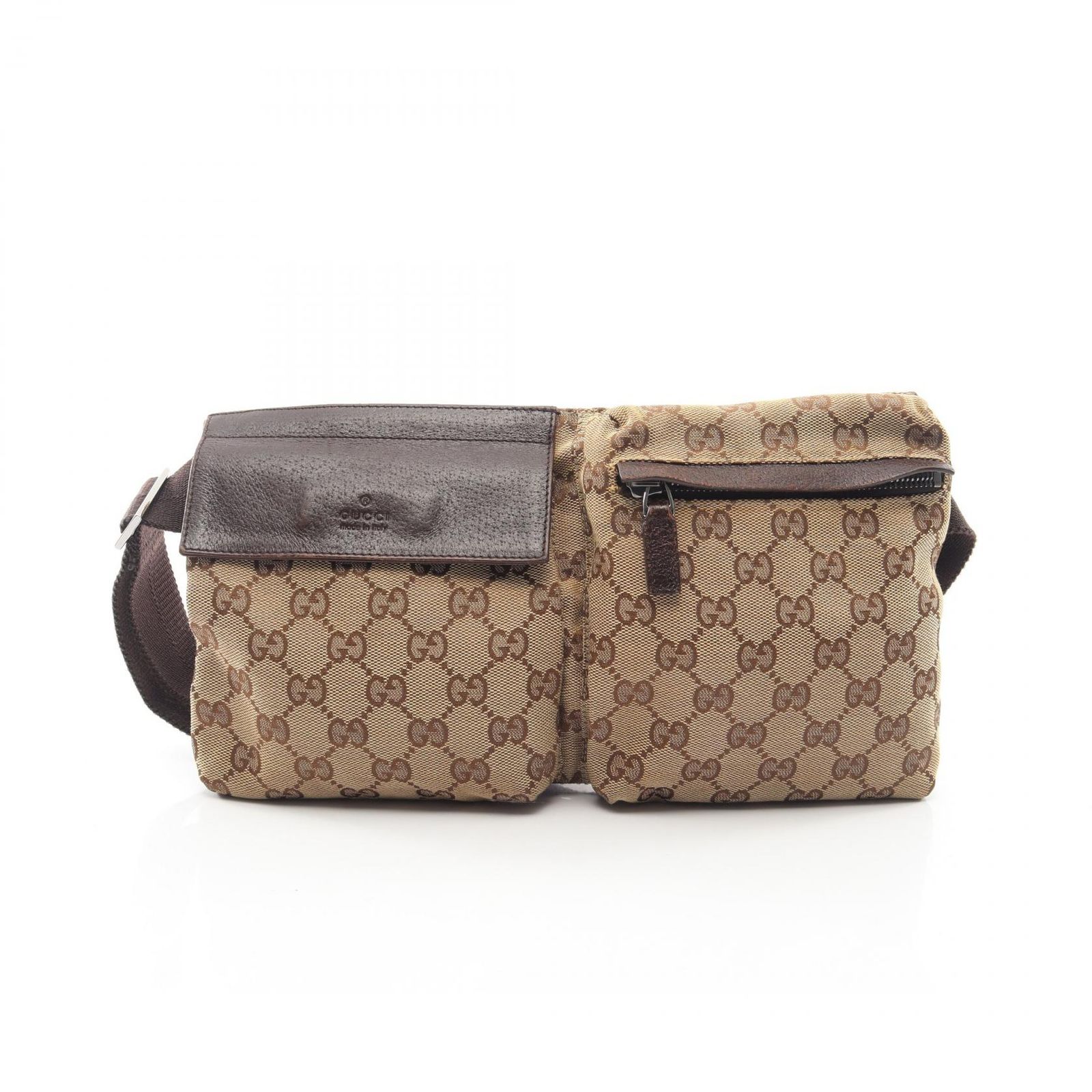 GUCCI グッチ GGキャンバス ウエストバッグ ボディバッグ