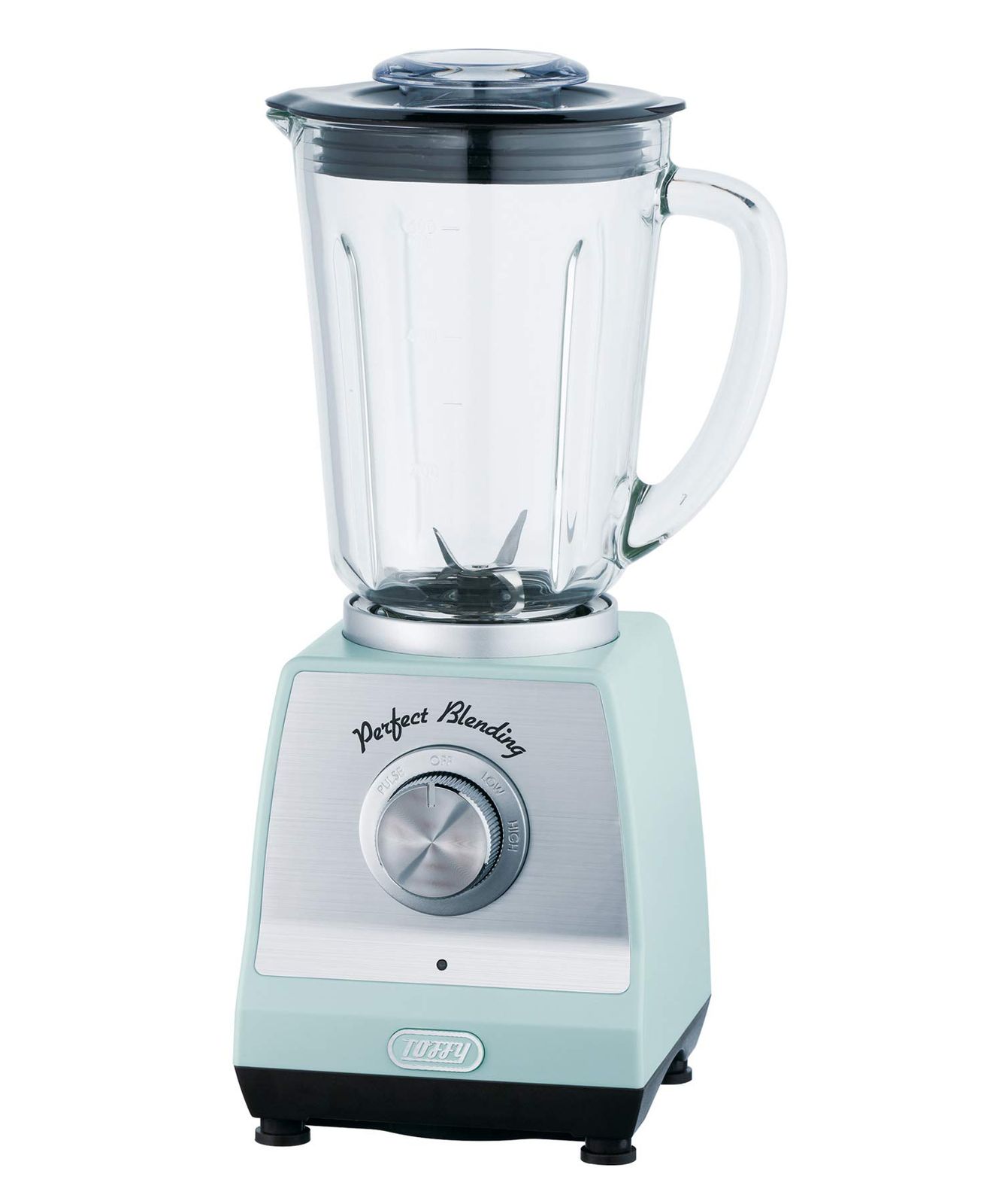 【Toffy/トフィー】 ホームブレンダー K-BD1 レトロ ブレンダー ミキサー ジューサー 600ml 2段階回転スピード パルス機能 氷 冷凍フルーツ対応 1人暮らし 2人暮らし K-BD1-PA ペールアクア [ペールアクア]
