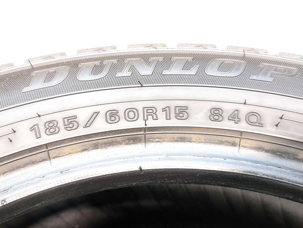 185/60R15 ダンロップ ウィンターマックス WM02 中古タイヤ