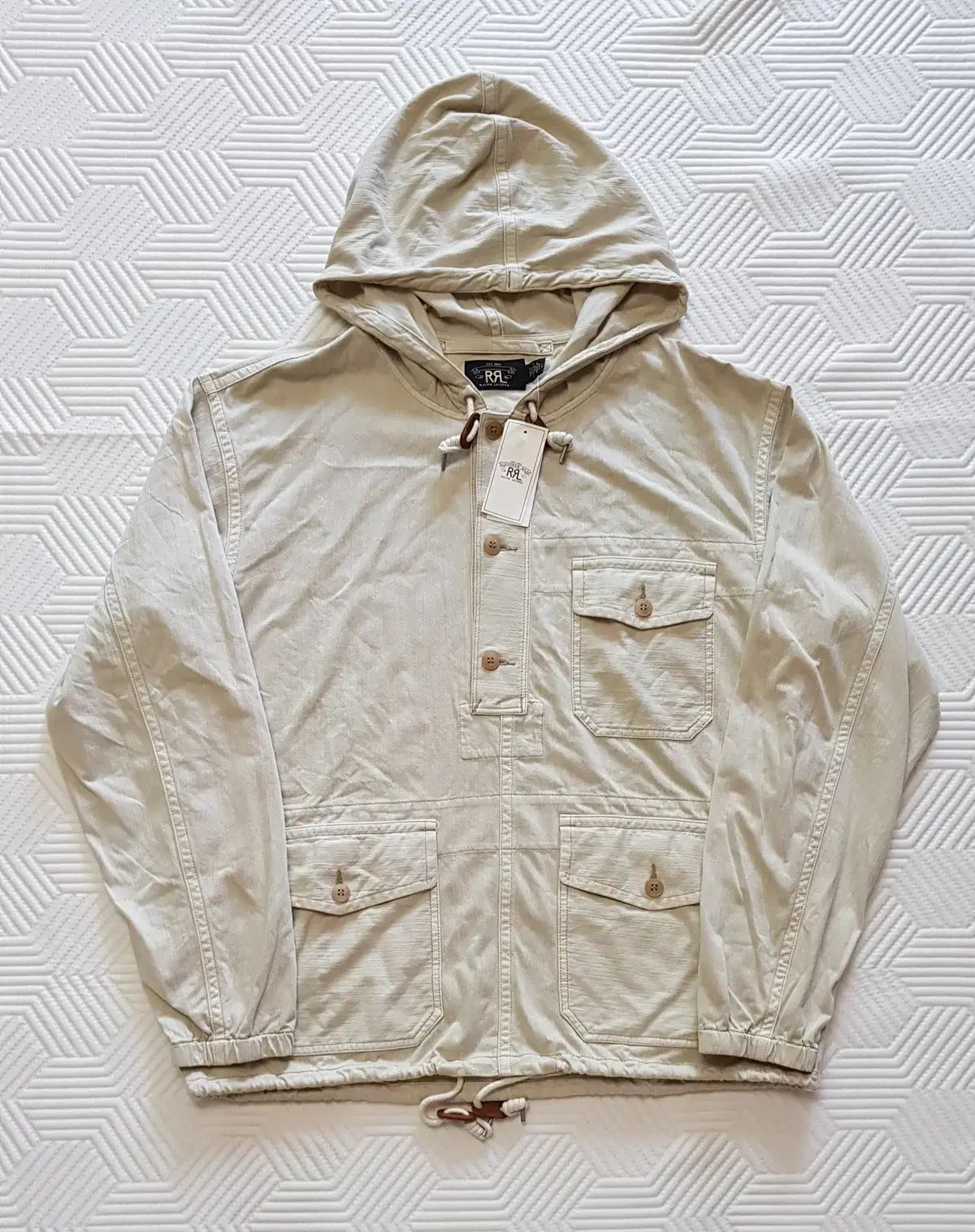 L RRL ガーメントダイング ジャージ ポップオーバー アノラック 出品