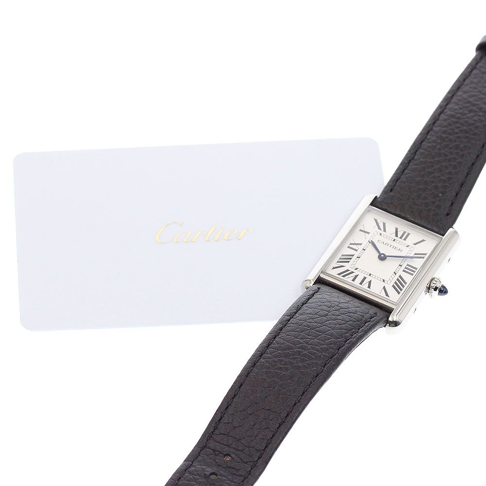 カルティエ CARTIER WSTA0109 タンクマスト LM クォーツ メンズ 良品