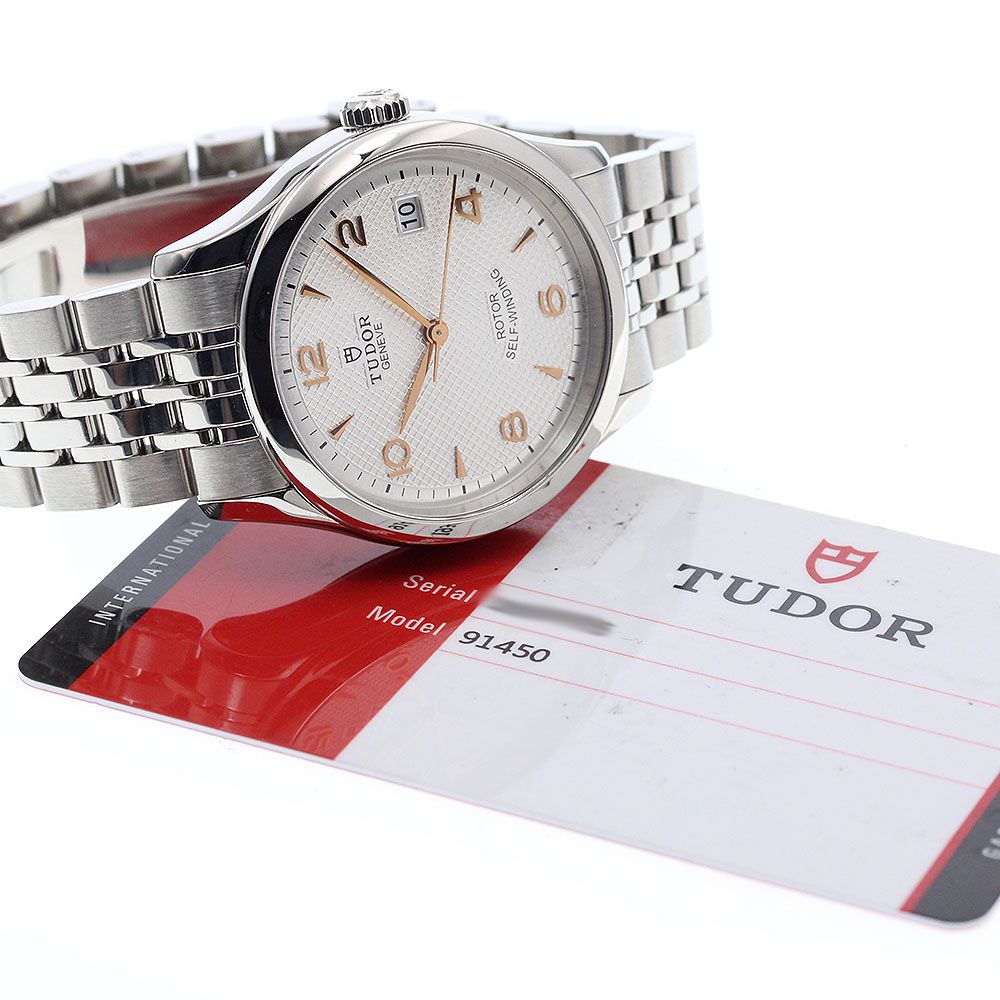 チュードル TUDOR 91450 1926 デイト 自動巻き メンズ 良品 保証書付き
