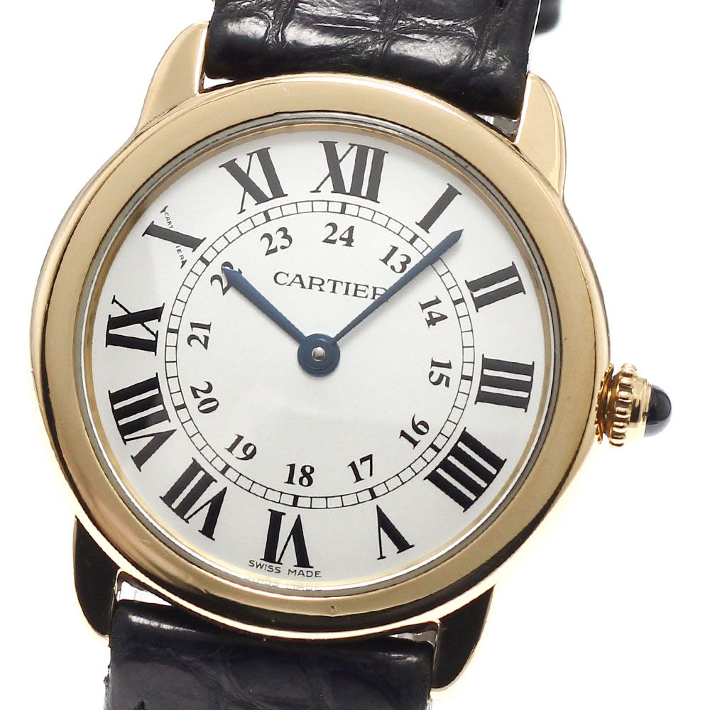 カルティエ CARTIER W6700355 ロンド ソロ SM K18YG クォーツ レディース _969018