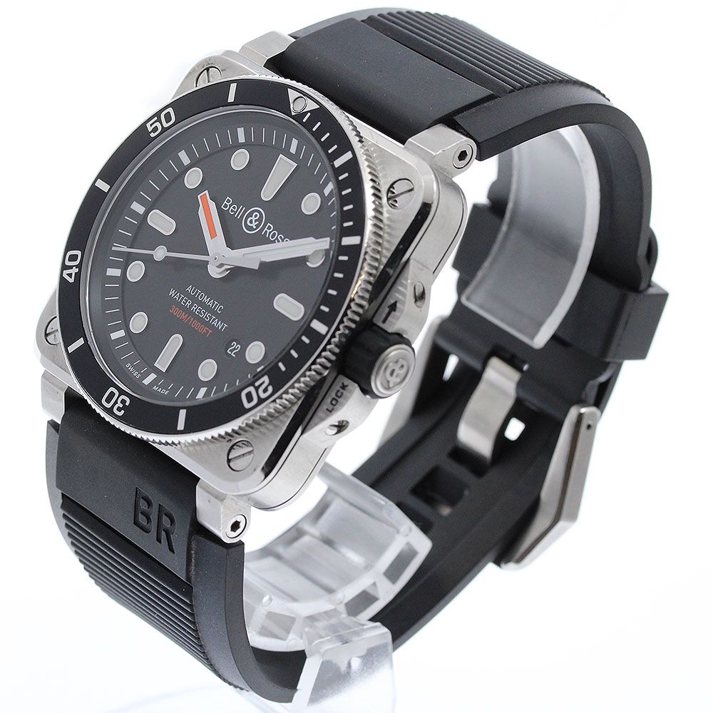 ベル＆ロス Bell＆Ross BR03-92-DIV ダイバー デイト 自動巻き メンズ