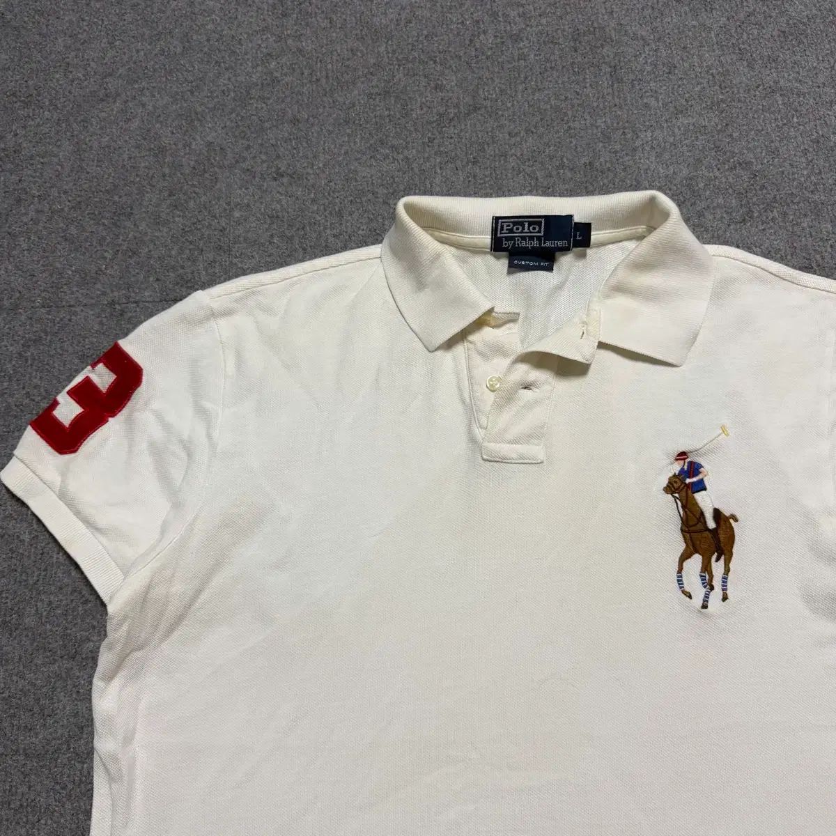 POLO RALPH LAUREN ビックポニー 白 PK 半袖ポロシャツ L 7,893円