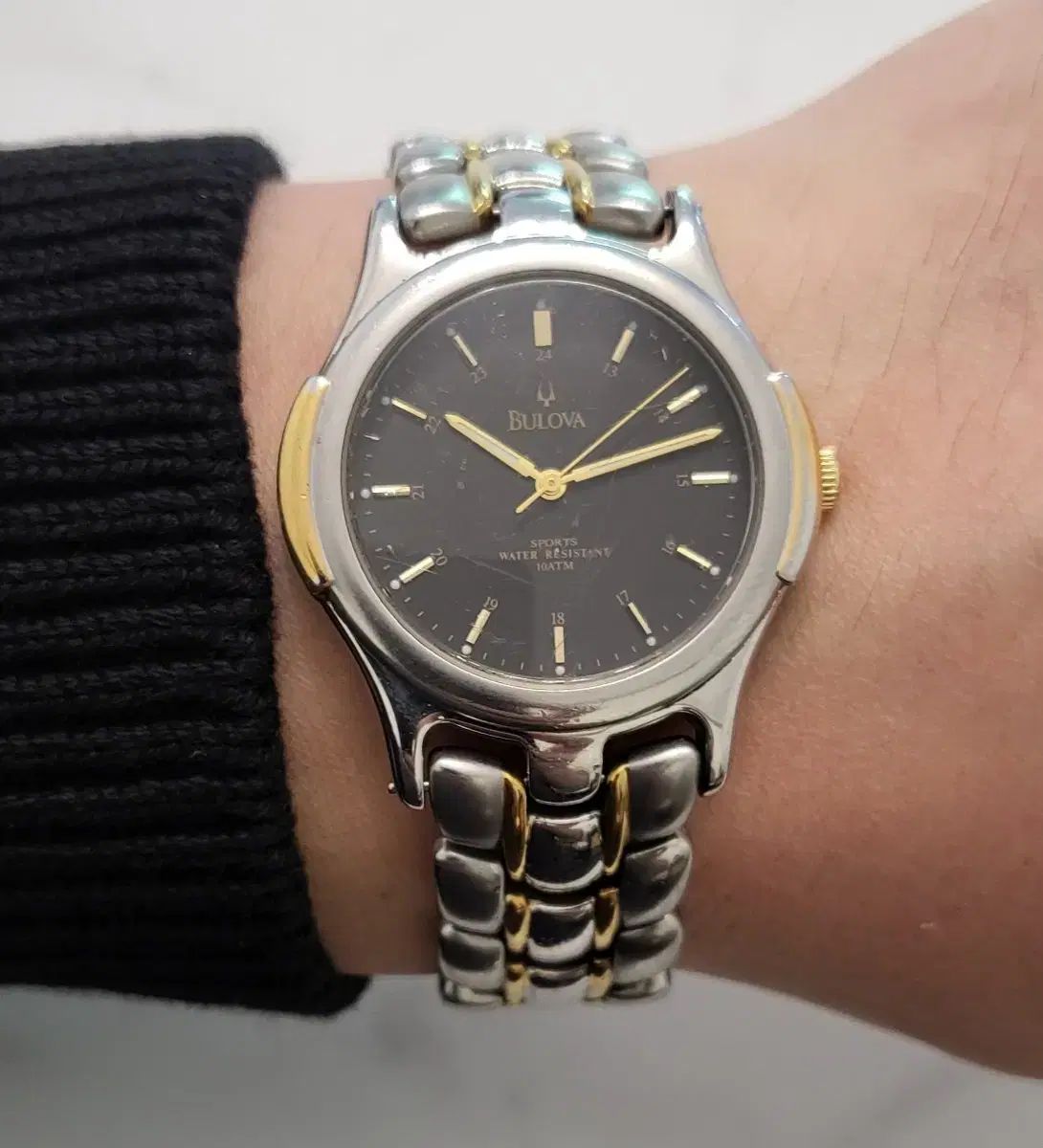 BULOVA ブローバ メンズ コンビ ブレスレット クォーツ