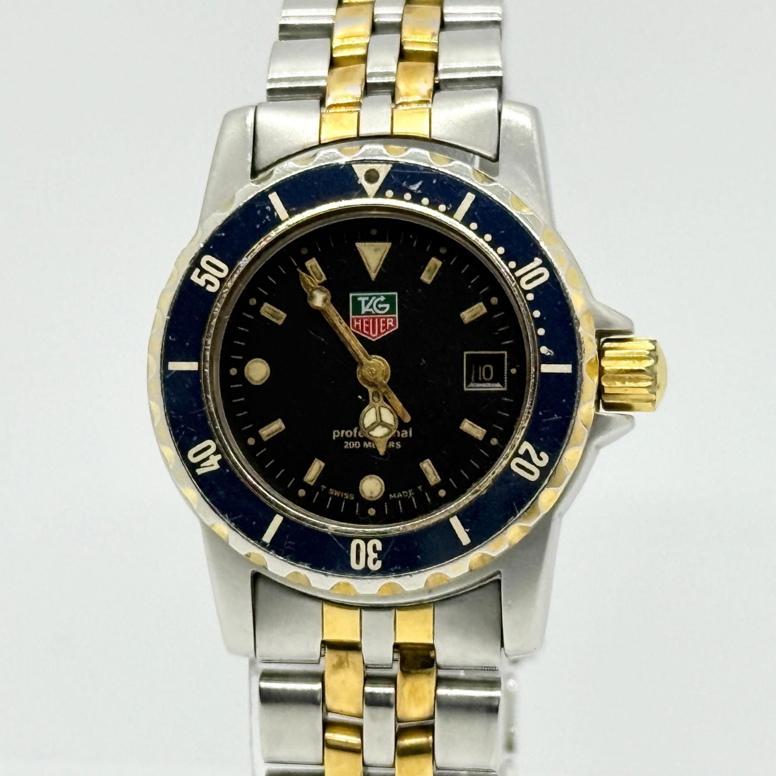 TAG HEUER タグホイヤー プロフェッショナル 200m 925.2086-2 ブラック