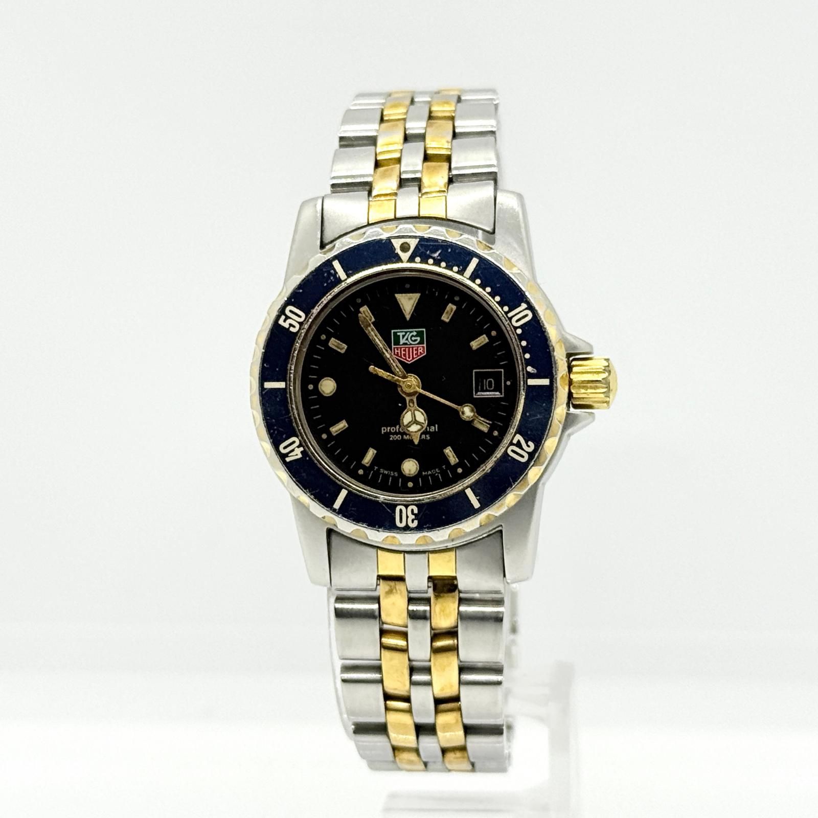 TAG HEUER　PROFESSIONAL 200 METERS　タグホイヤー TAG HEUER タグホイヤー プロフェッショナル 200m 925.2086-2 ブラック