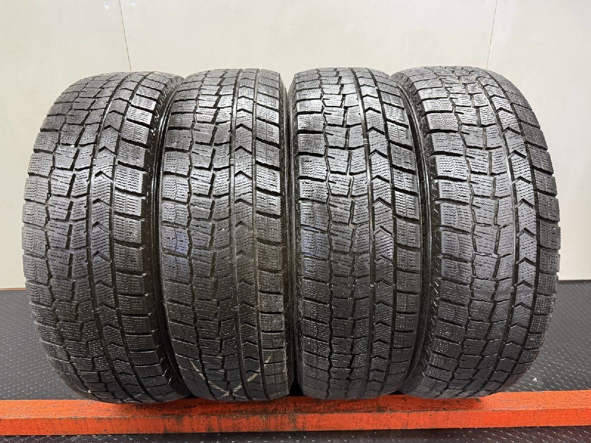 DUNLOP WINTER MAXX WM02 195/60R17 17インチ スタッドレス 4本 24年製 バリ溝 60プリウス ライズ ロッキー等　(STZ380)
