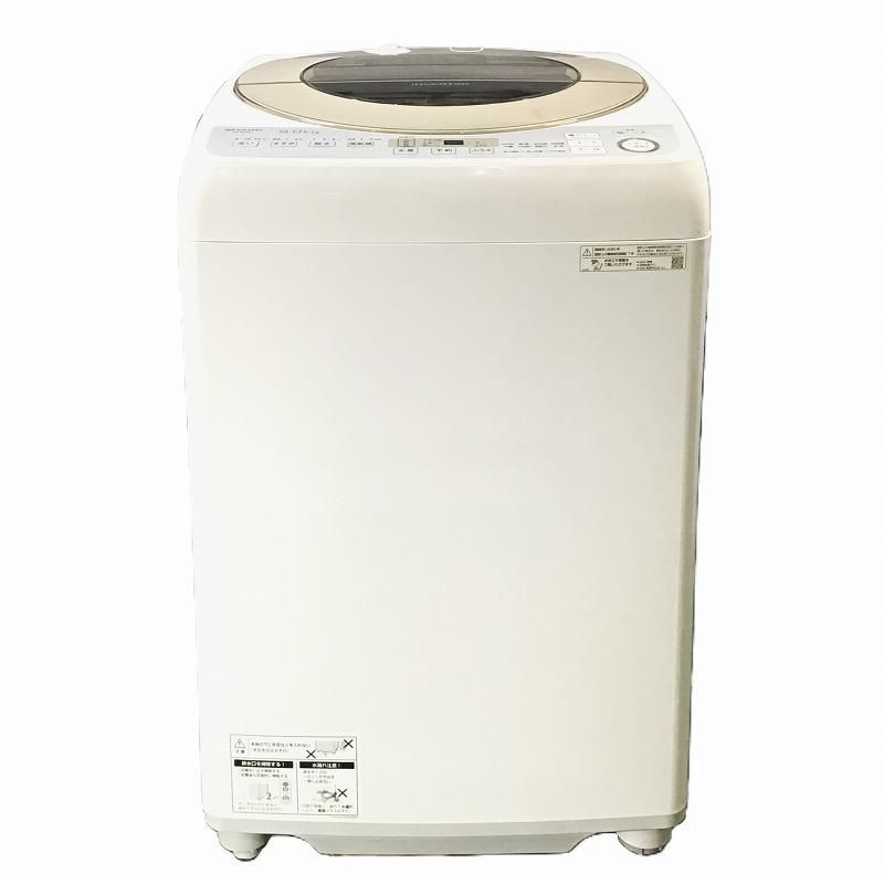 SHARP シャープ 洗濯機 全自動洗濯機 穴なし槽 ES-GV9D