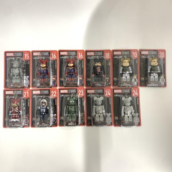 【中古】Happyくじ BE＠RBRICK MARVEL STUDIOS ペアボックス賞＆ベアブリック賞セット【ダブりあり】【未コンプ】[10][240010529247] 中古】Happyくじ BE＠RBRICK MARVEL STUDIOS ペアボックス賞＆ベア