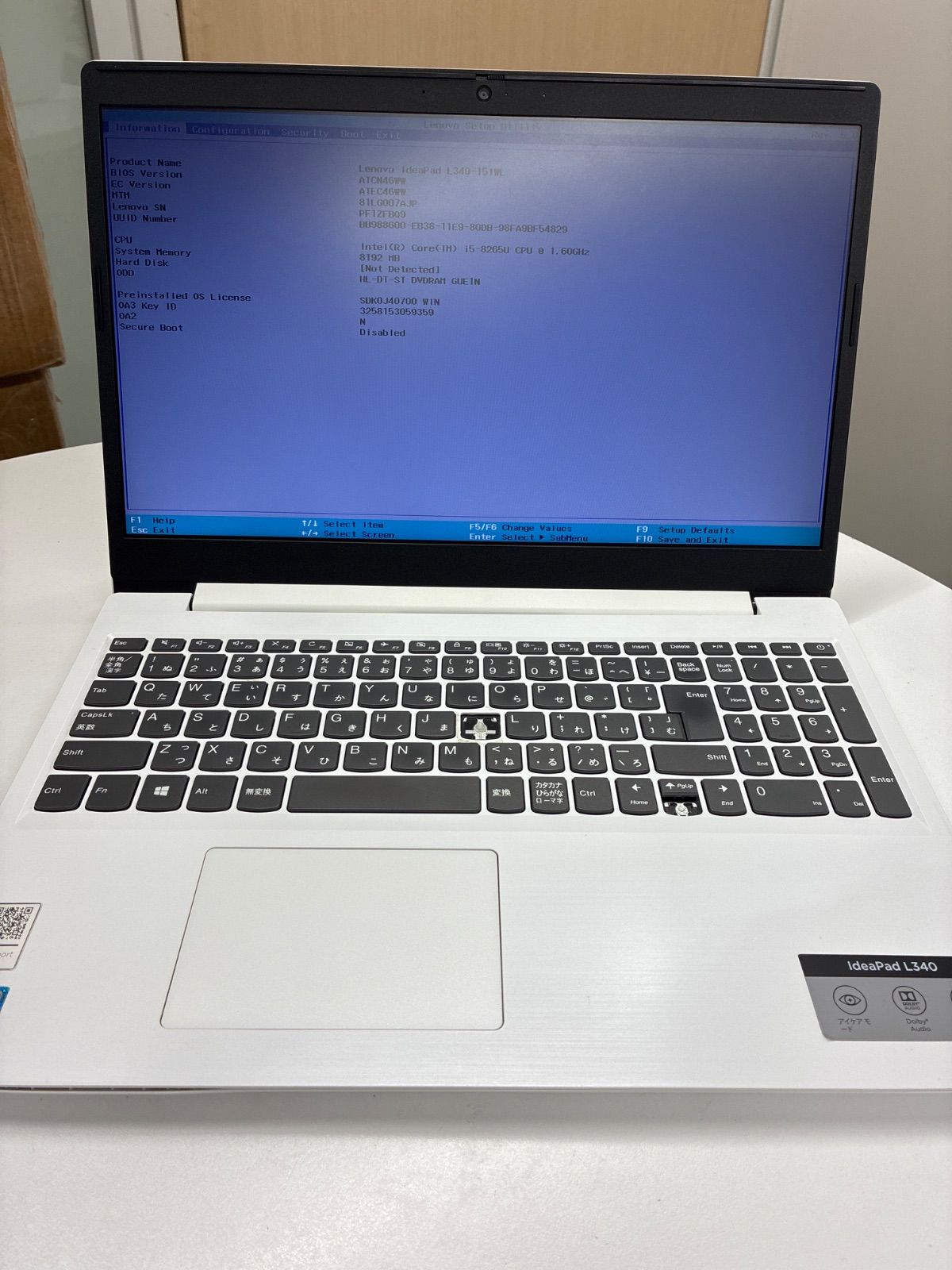 ジャンク Lenovo Windowsノート - メルカリ