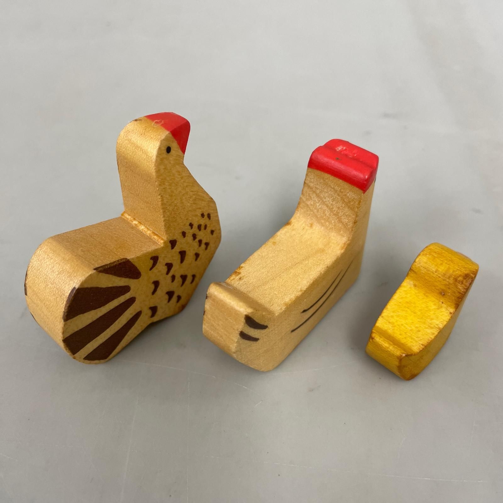 SPIEL FORM スピールフォーム 木製玩具 ニワトリ 親子 まとめ3点セット