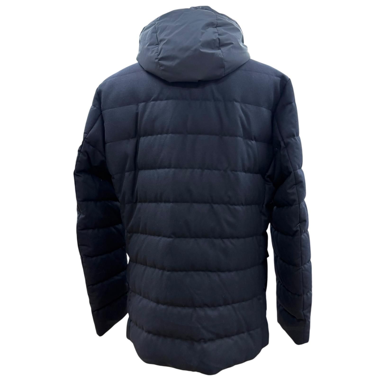 美品▽MONCLER モンクレール VERNOUX ヴェルヌ ウール フーデッド