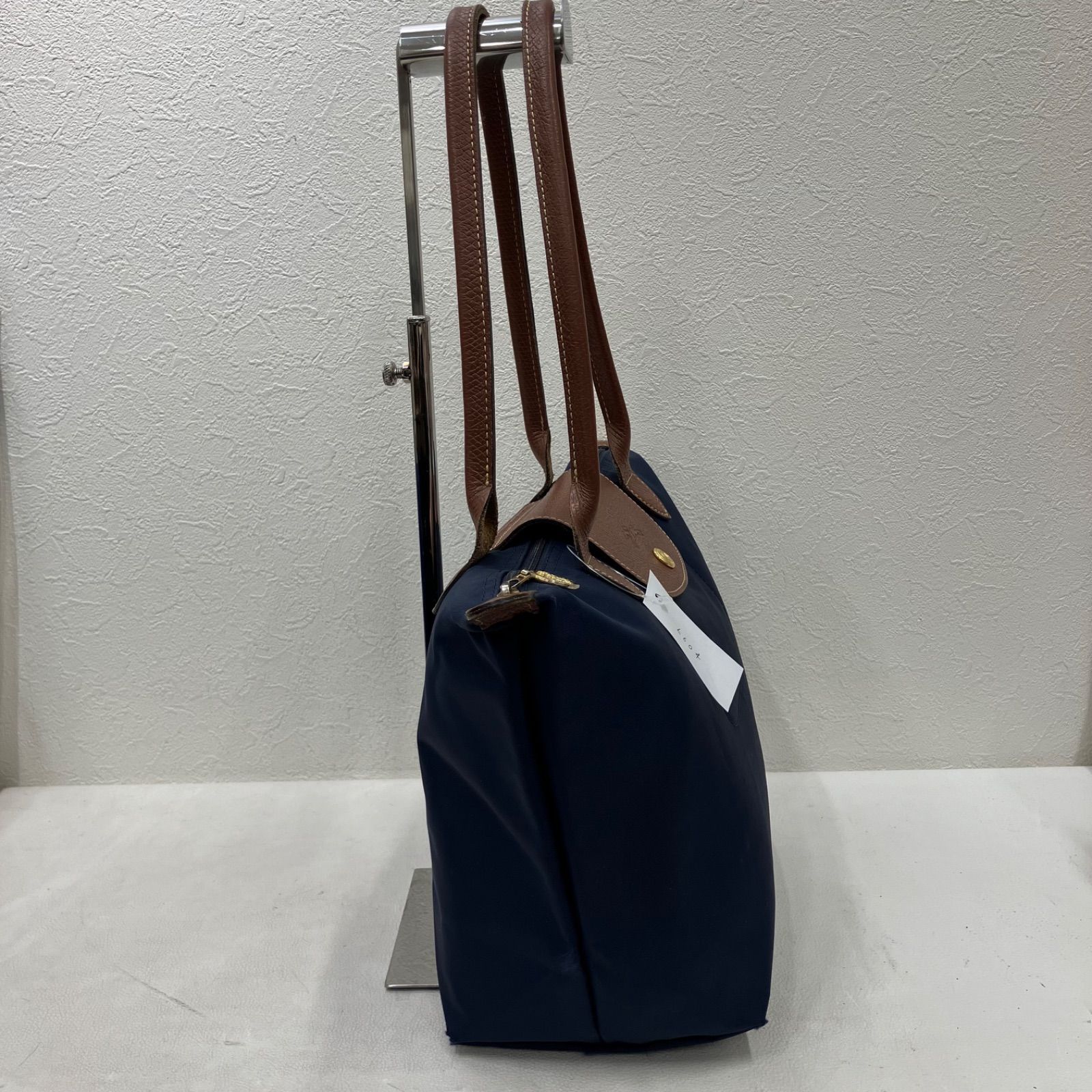 ロンシャン】Longchamp トートバッグ S ネイビー ルプリアージュ 紺