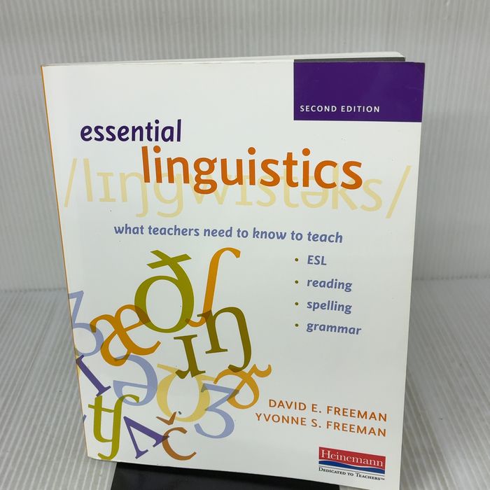 【※書き込み有り】Essential Linguistics: what teachers need to know to teach ESL, Reading, Spelling, and Grammar 6,367円