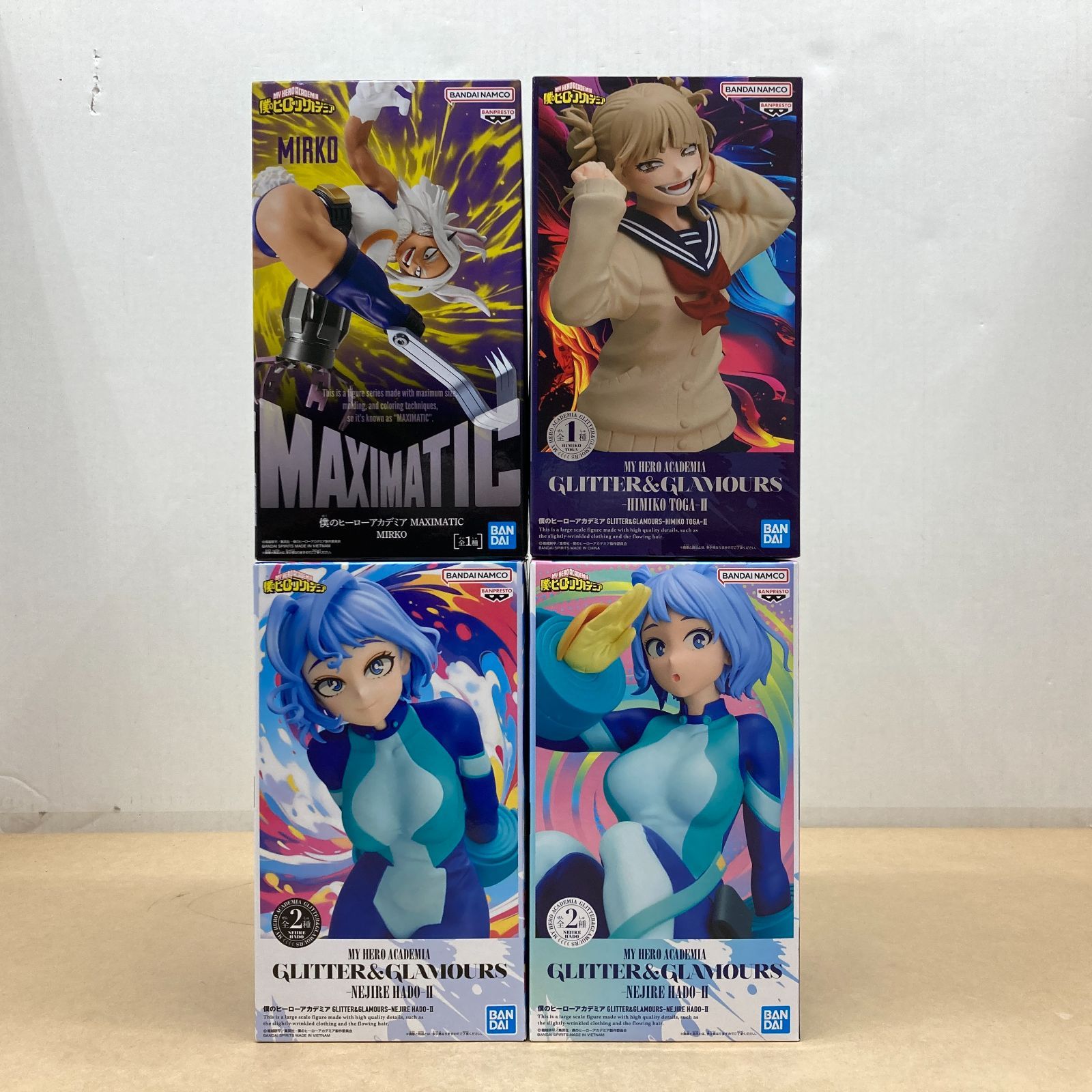 未開封 ヒロアカ GLITTER&GLAMOURS ミルコ トガヒミコ 波動ねじれ