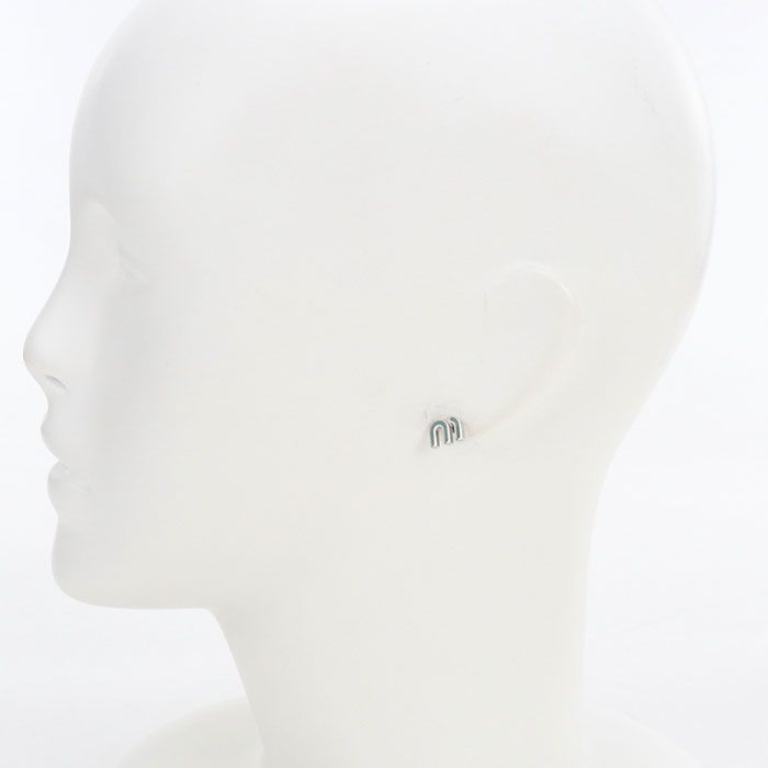 MIUMIU(OUTLET) ミュウミュウ アウトレット エナメルメタル 5JO911 ピアス メタル【中古】 レディース