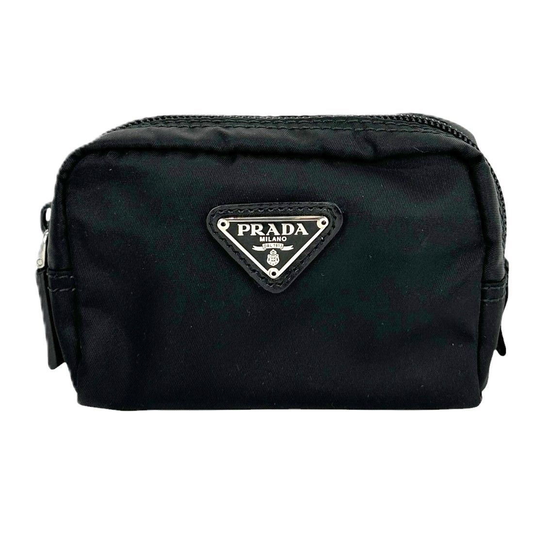 【PRADA】プラダ 1N0339 ナイロンポーチ ブラック コスメポーチ レディース 【中古】USED-S【9356】