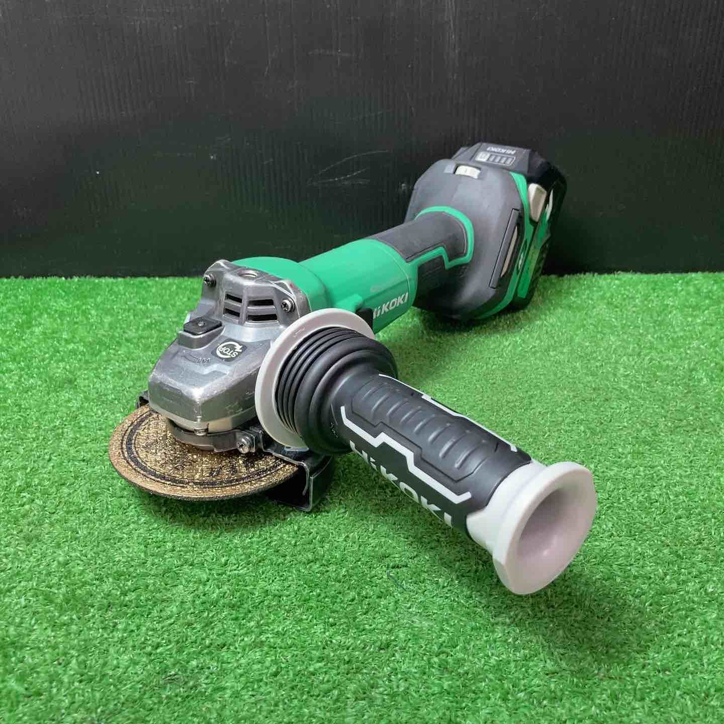 【中古品】★ハイコーキ(HIKOKI ※旧:日立工機) 100mmコードレスディスクグラインダ G3610DC(NN) ◇刃・ハンドル・フィルター新品!【岩槻店】