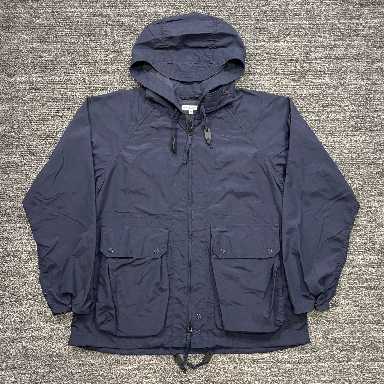 美品 Engineered Garments ナイロン アノラックジャケット ネイビー XS エンジニアードガーメンツ