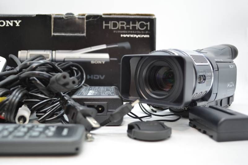 【動作品】ソニー SONY HDR-HC1 HDV MiniDV ハンディカム ビデオカメラ 元箱・付属品多数