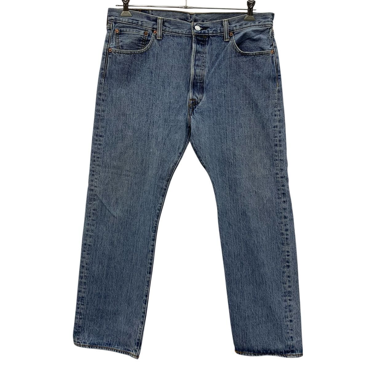 Levi's 501 デニムパンツ W36 ライトブルー リーバイス ボタンフライ 紙パッチ コインポケット アメカジ デニム ジーンズ 2607-610
