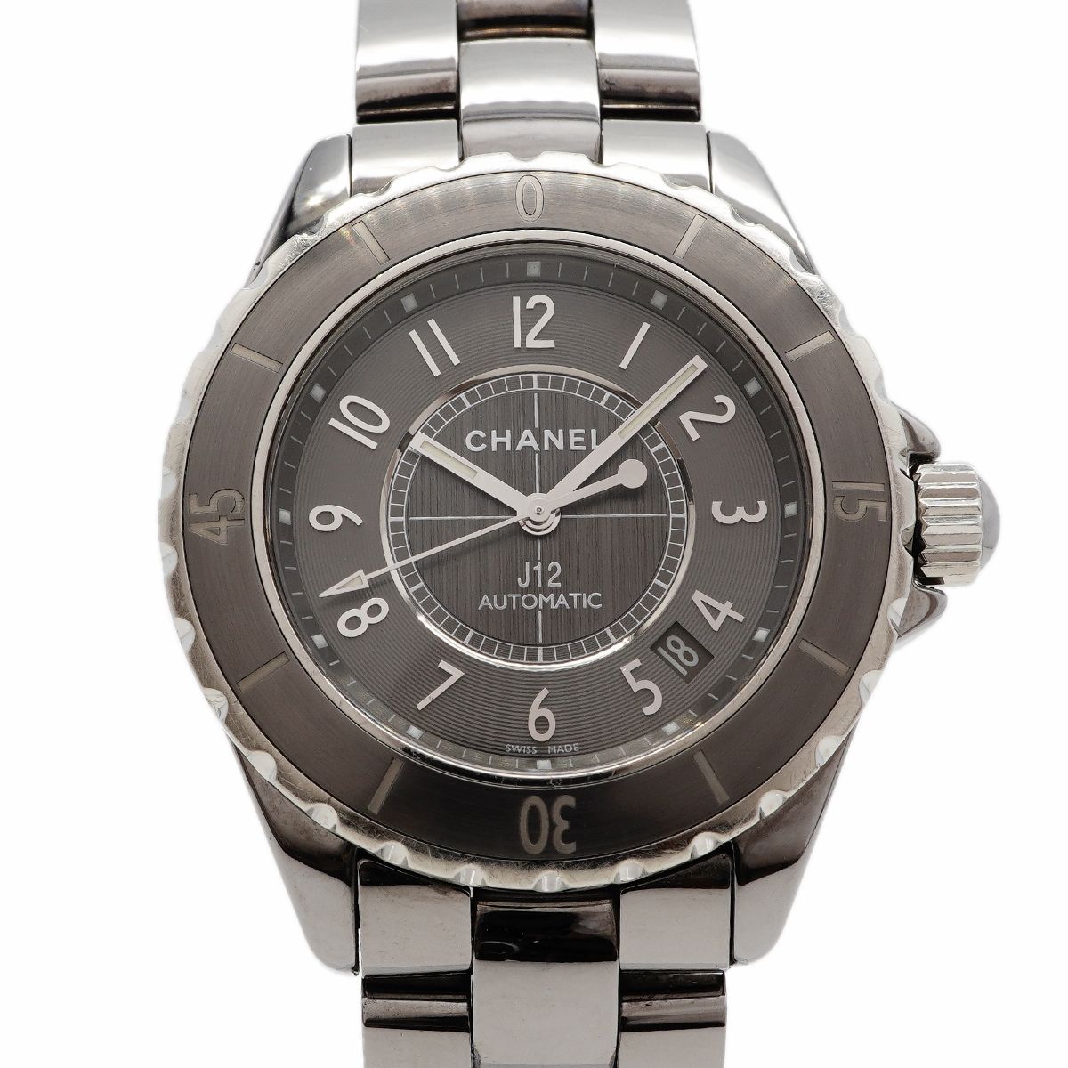 【6wgd0271】シャネル J12 クロマティック H2979 グレー文字盤【中古】腕時計 メンズ 182,440円