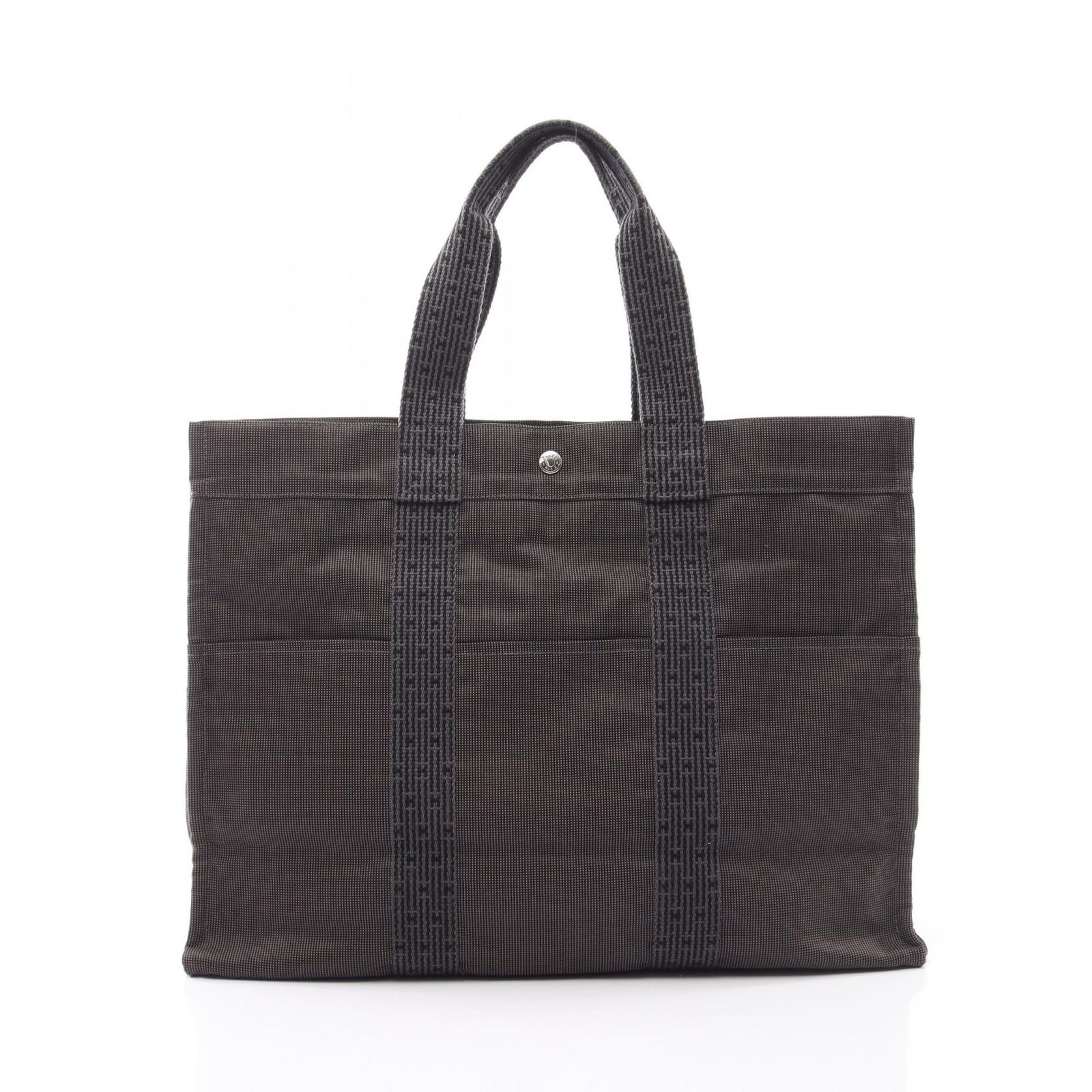 エルメス HERMES トートバッグ エールラインGM グレー キャンバス エールライントートGM グレー ユニセックス Used B 27,820円